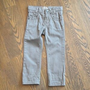 Burberry Gray Jeans with Straight Leg Design